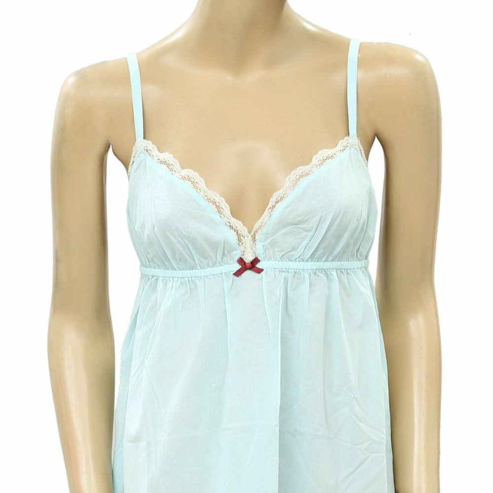 Odd Molly Anthropologie Once In A While Lace Slip Mini Dress Cotton S-1 220002 - Picture 2 of 4